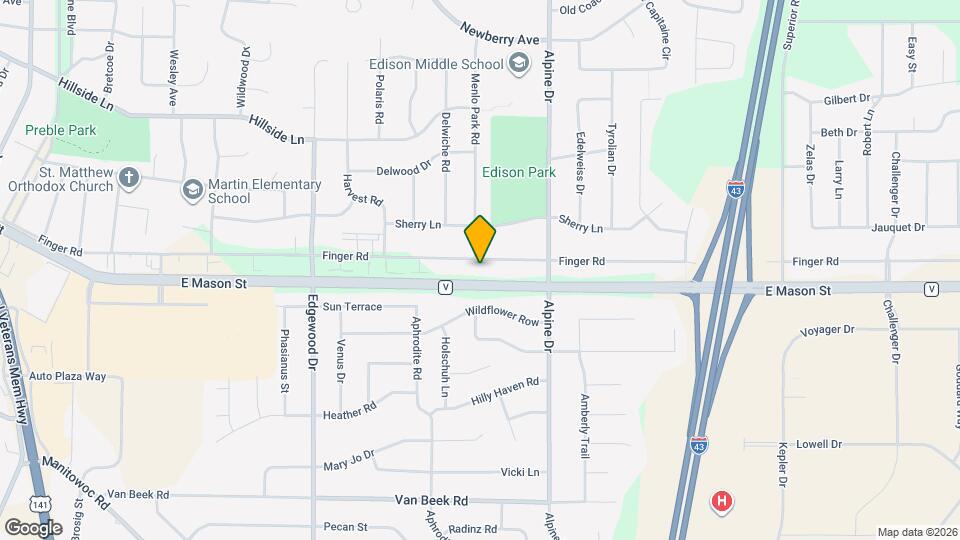 2646 Finger Rd Mapa y Detalles de la Ubicación