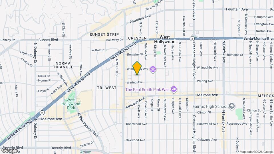 825 Croft Ave Map and Location Details