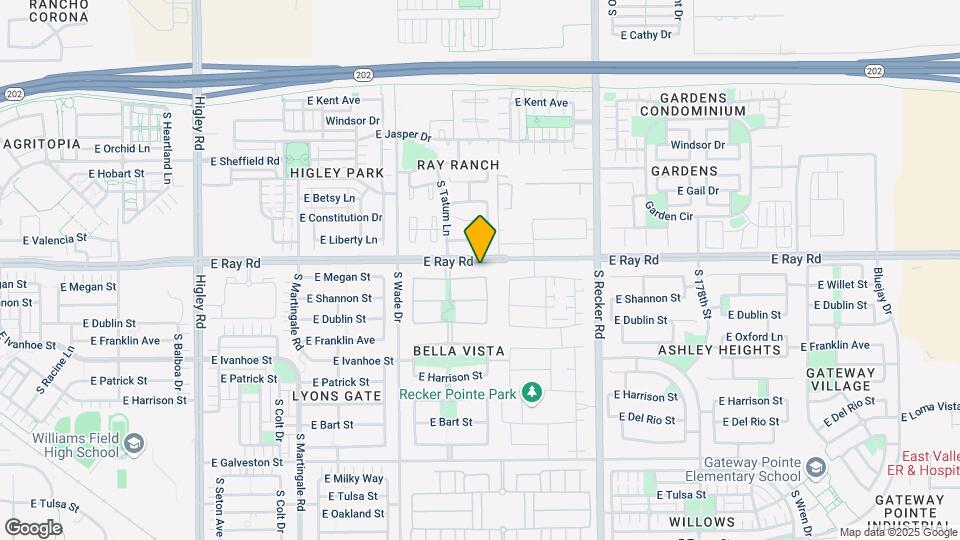 3768 E Megan St Map and Location Details