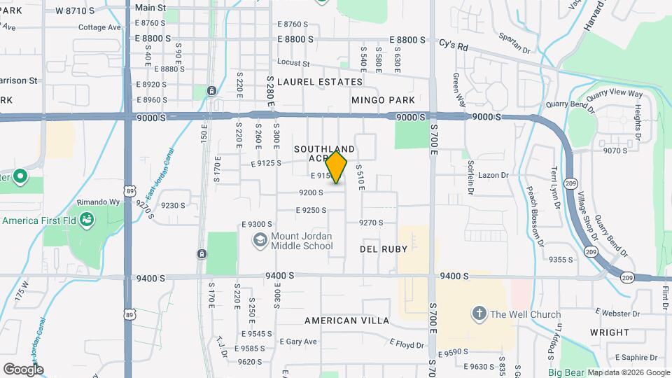 455 E Mountain View Dr, Unit Upstairs Mapa y Detalles de la Ubicación