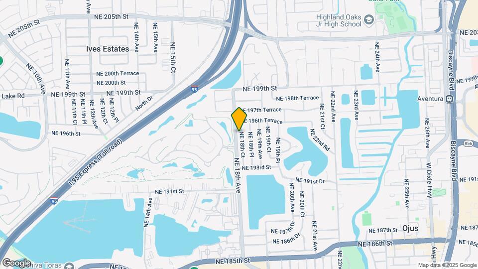 19540 NE 18th Ct Map and Location Details