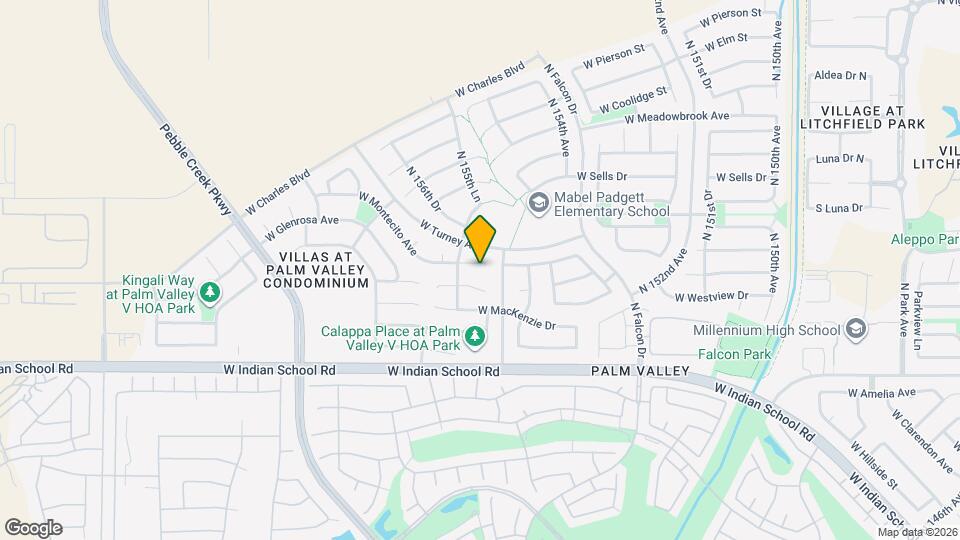 15569 W Montecito Ave Map and Location Details