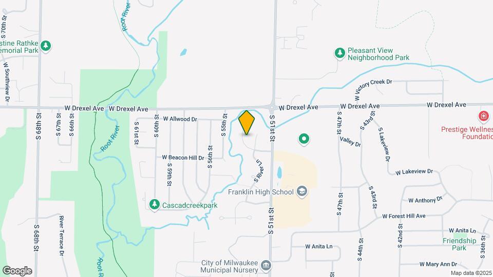 5334 W Highlands Ct Map and Location Details