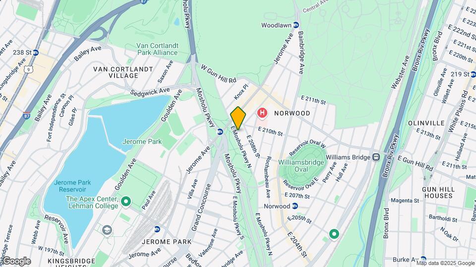 29 E Mosholu Pky N Map and Location Details