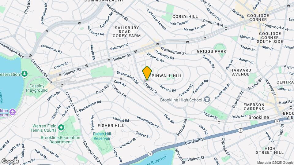 275 Tappan St, Unit 2 Map and Location Details