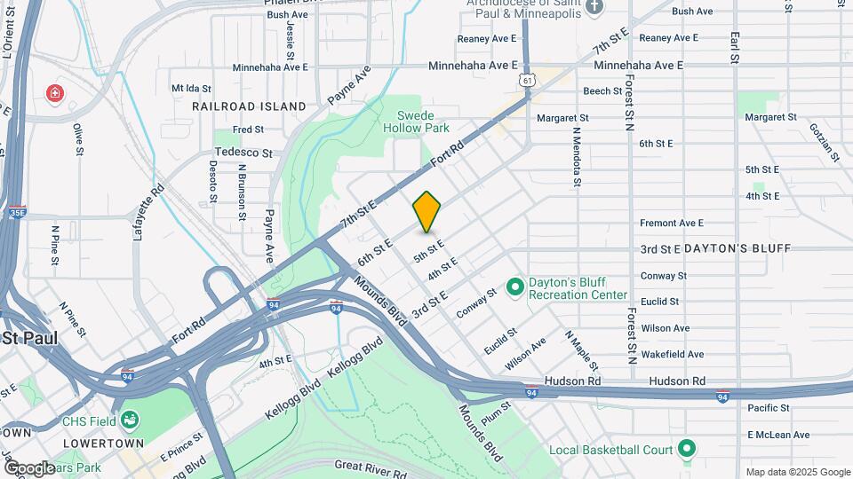 361 Bates Ave, Unit 1 Map and Location Details