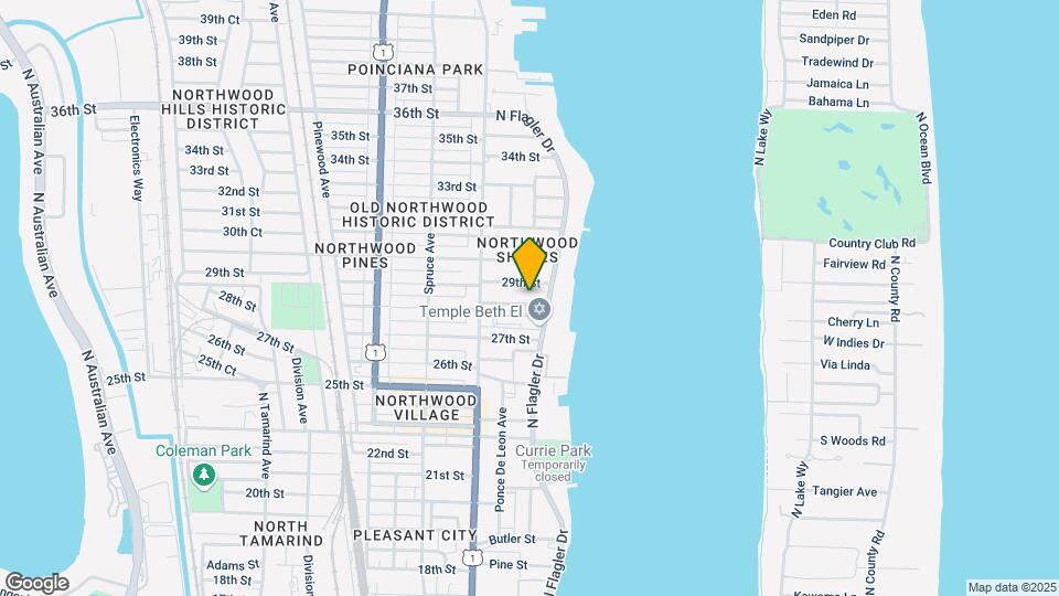 217 28th St Map and Location Details