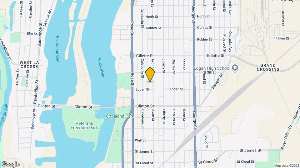 1415 Avon St Map and Location Details