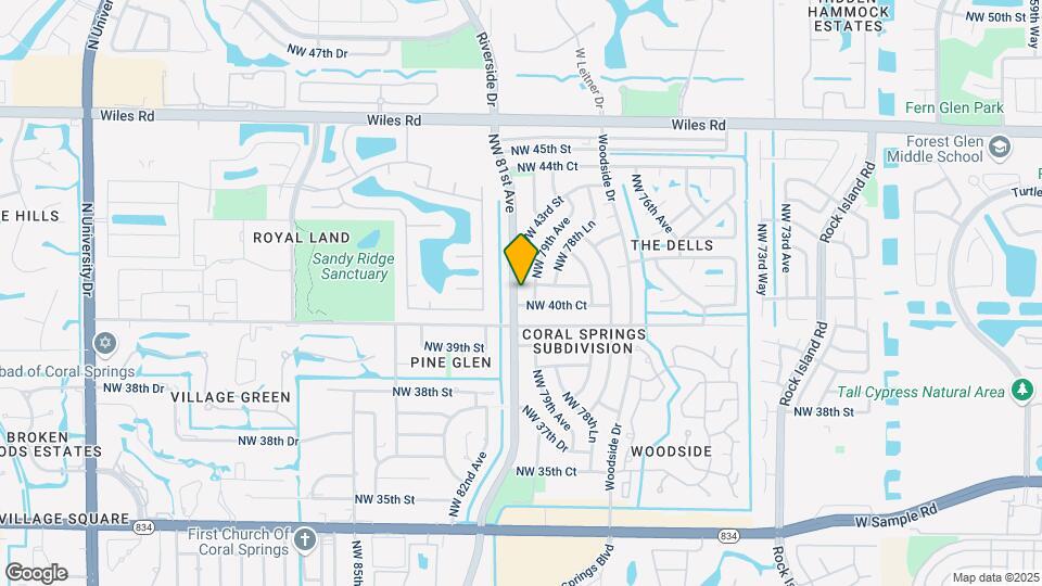 4103 Riverside Dr Map and Location Details