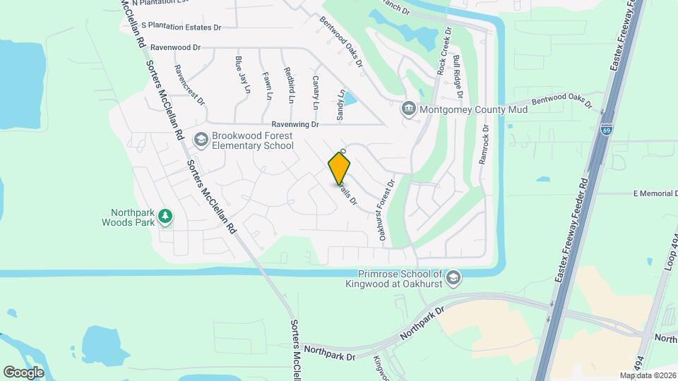 20746 Oakhurst Trails Dr Map and Location Details