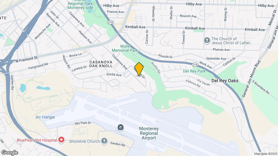 943 Casanova Ave, Unit Studio Mapa y Detalles de la Ubicación