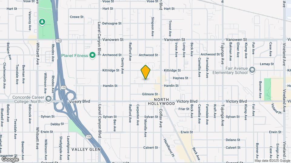 11803 Hamlin St Map and Location Details