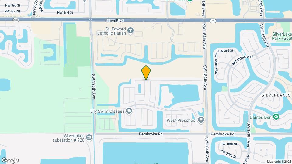743 SW 190th Ave Map and Location Details