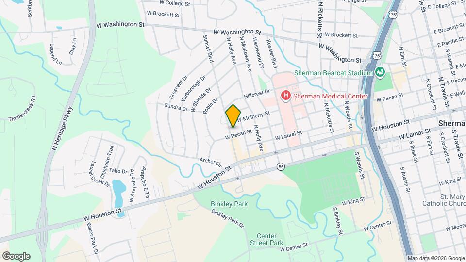 307 Sunset Blvd Map and Location Details