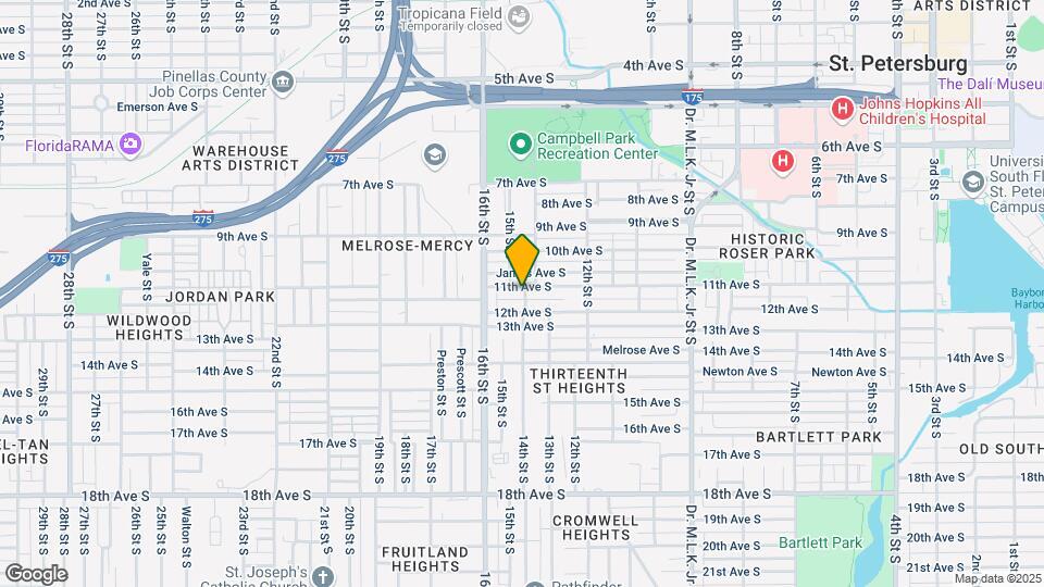 1400 11th Ave S Map and Location Details