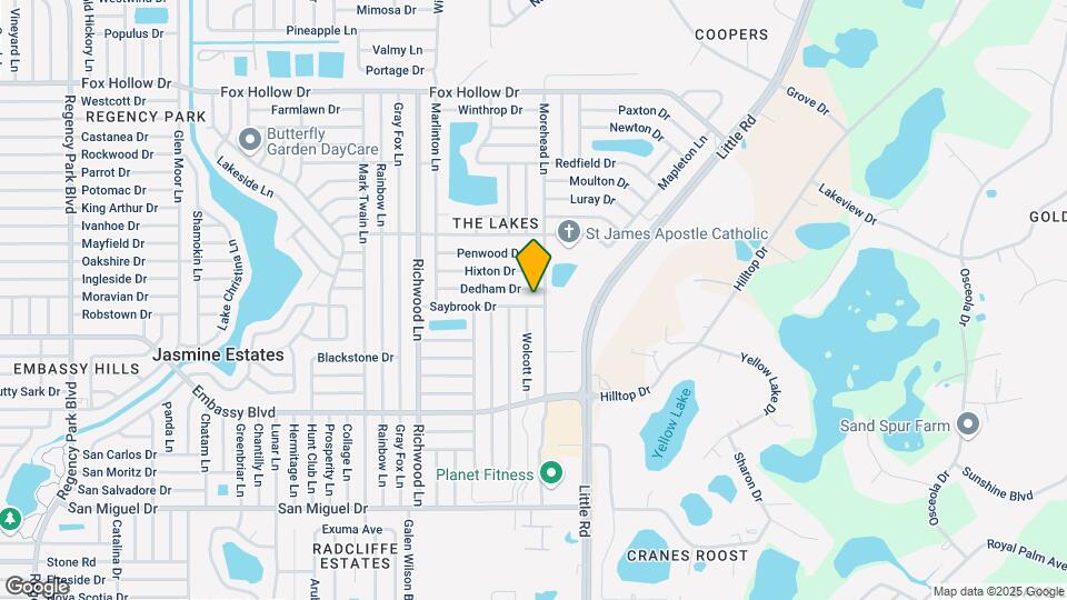 8247 Saybrook Dr Map and Location Details