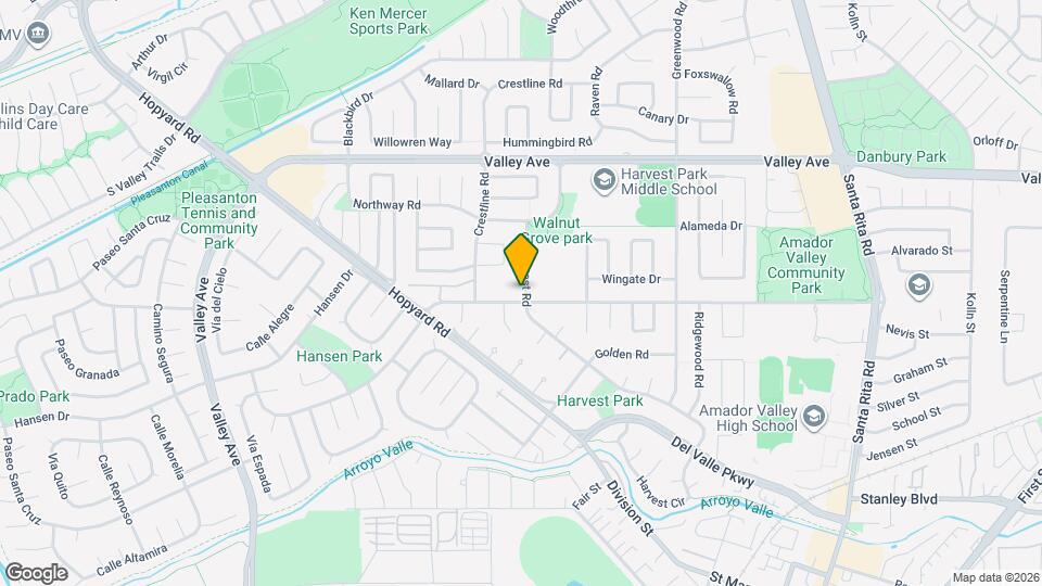 1898 Harvest Rd Map and Location Details