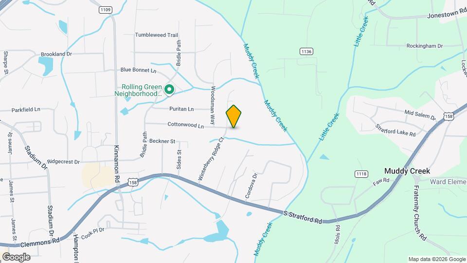 5888 Cottonwood Ln, Unit 0 Map and Location Details