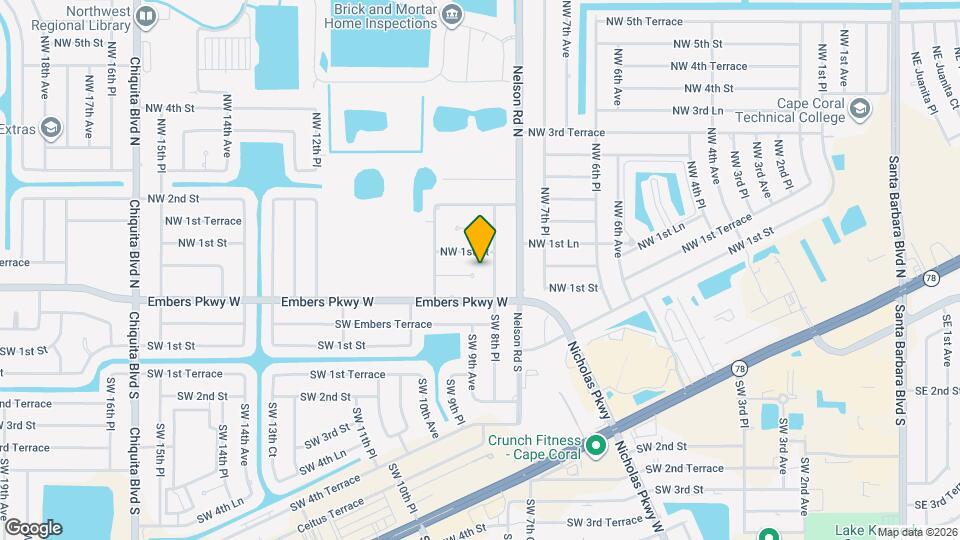 821 NW Embers Terrace Map and Location Details