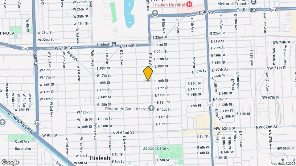 380 E 16th St Map and Location Details