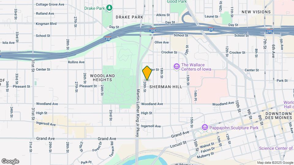 713 20th St Map and Location Details