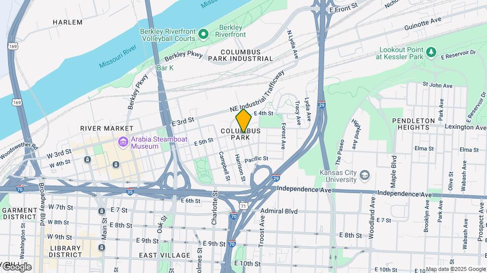 1021 E 5th St Mapa y Detalles de la Ubicación