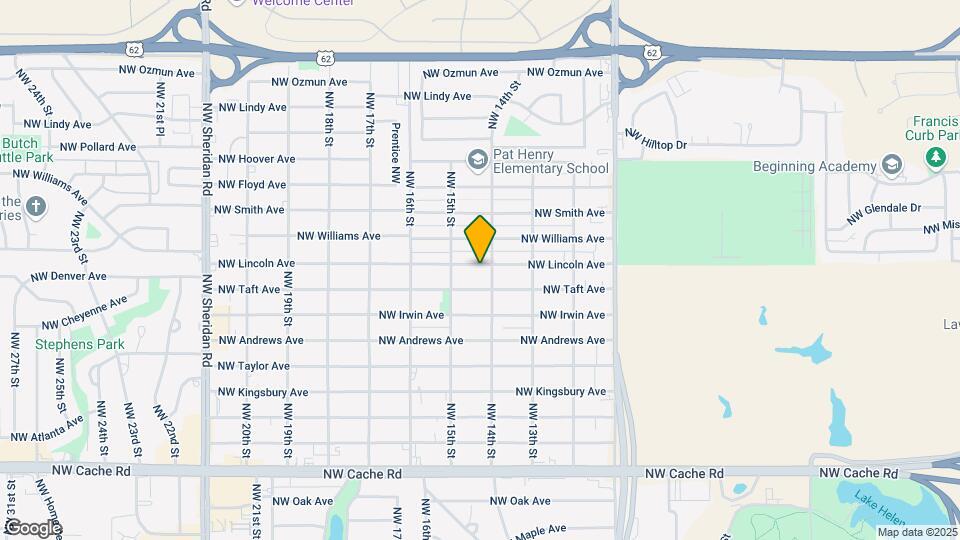 1406 NW Lincoln Ave Map and Location Details