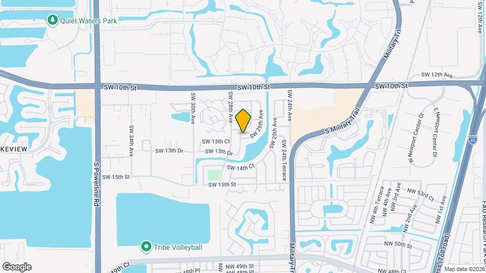 1361 SW 26th Ave Map and Location Details