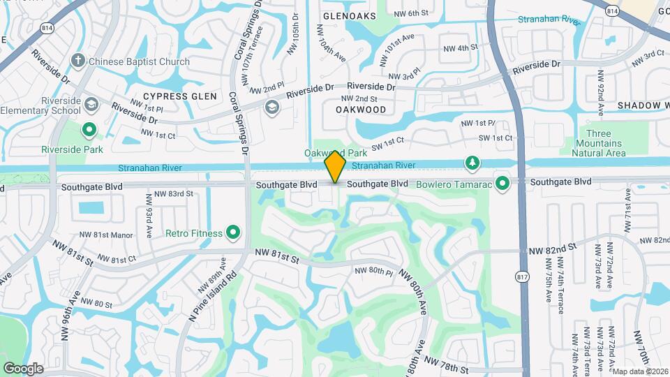 8597 Jade Dr, Unit 102 Map and Location Details