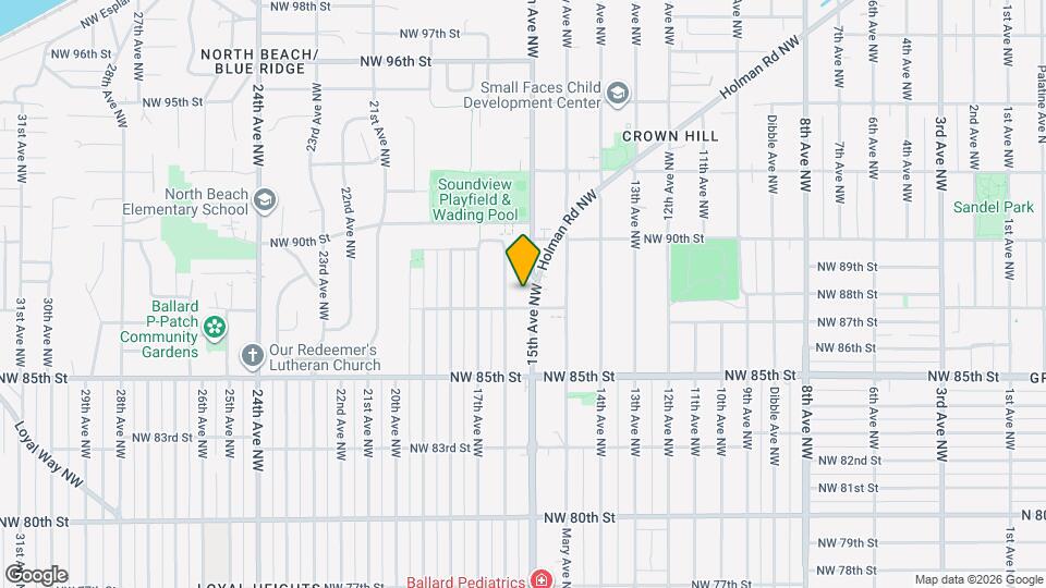 8711 15th Ave NW Mapa y Detalles de la Ubicación