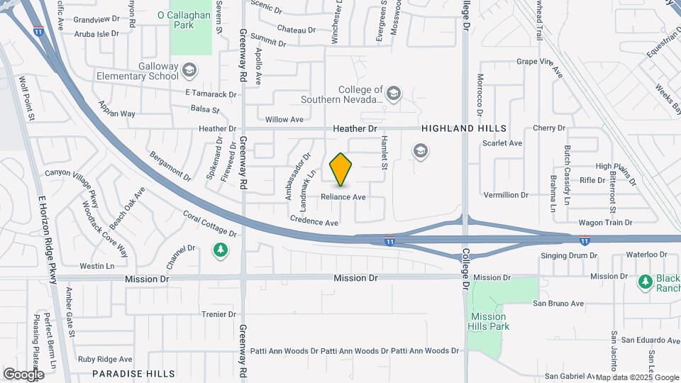 534 Reliance Ave Map and Location Details