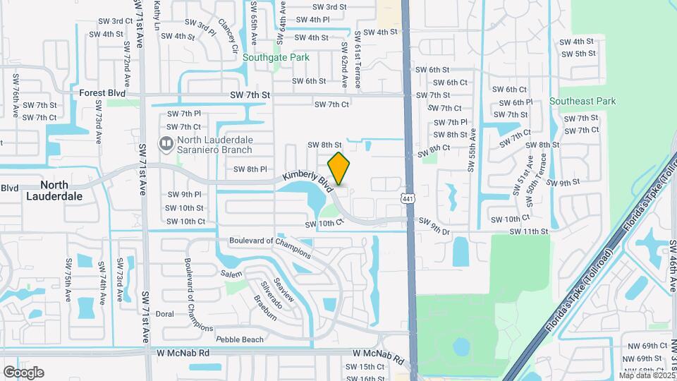 6220 SW 9th Ct Map and Location Details