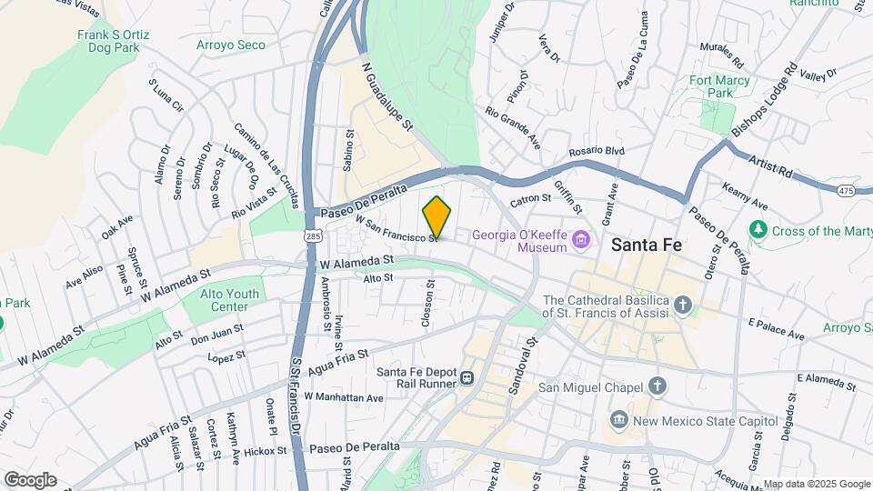572 W San Francisco St Map and Location Details