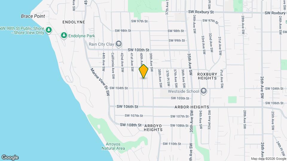10242 40th Ave SW Map and Location Details