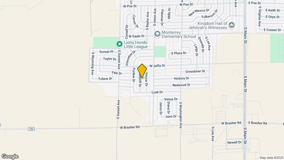 3105 Radcliff Dr Map and Location Details