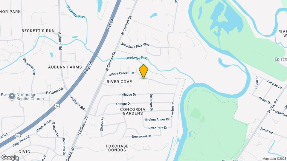 2508 Jacobs Creek Run Map and Location Details