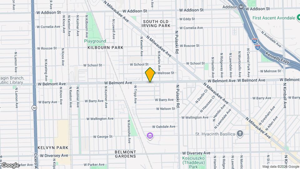 4133 W Belmont Ave Mapa y Detalles de la Ubicación