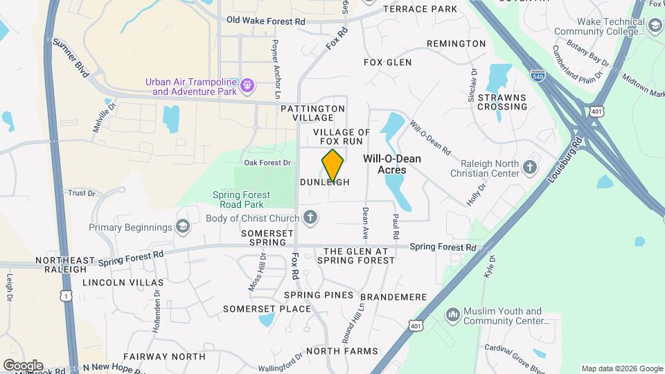 5718 Orchard Beach Ln Map and Location Details