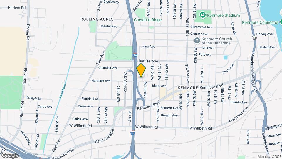 1029 Harpster Ave Map and Location Details