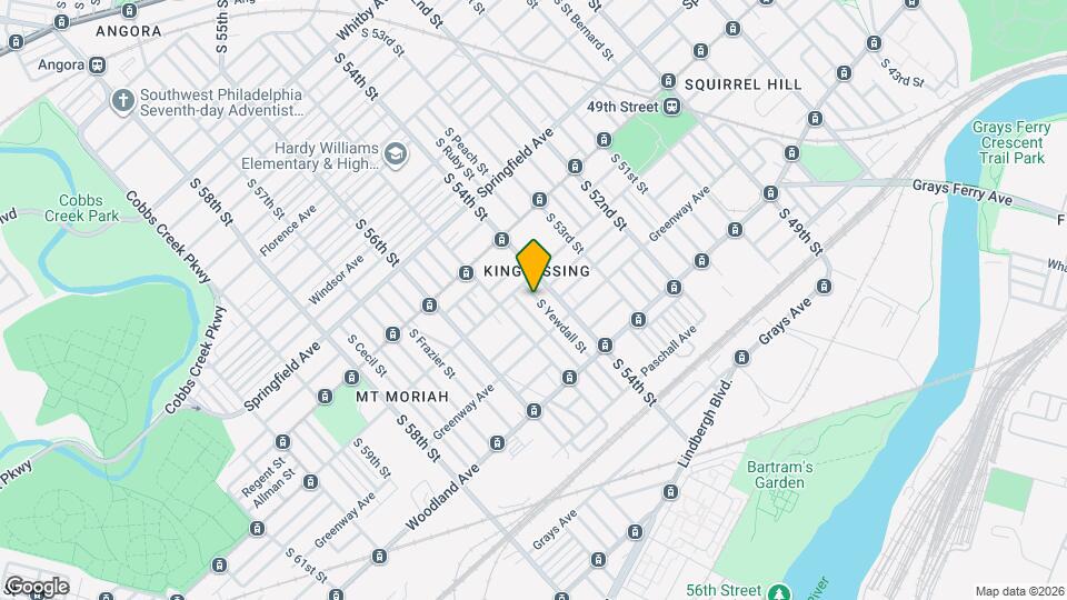 1624 S Yewdall St Map and Location Details
