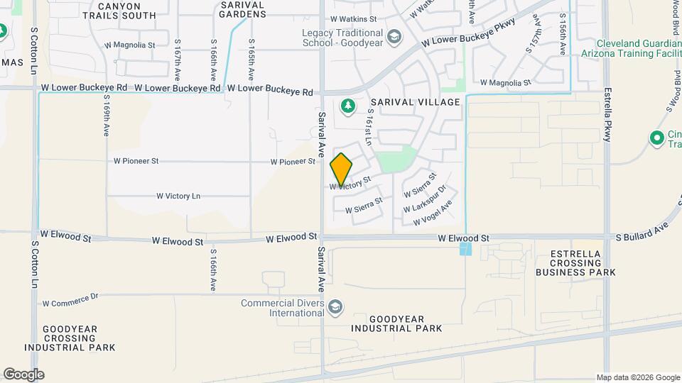 16274 W Lupine Ave Map and Location Details