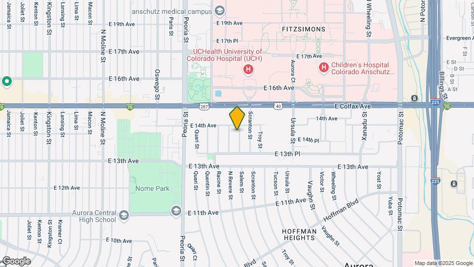 1385 Salem St Mapa y Detalles de la Ubicación