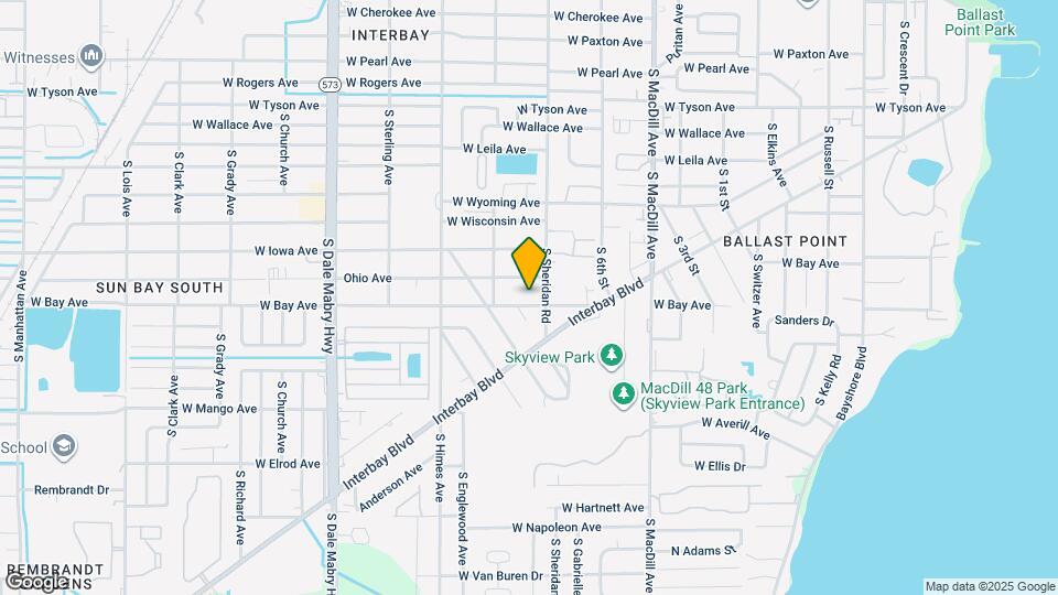3407 W Bay Ave Map and Location Details