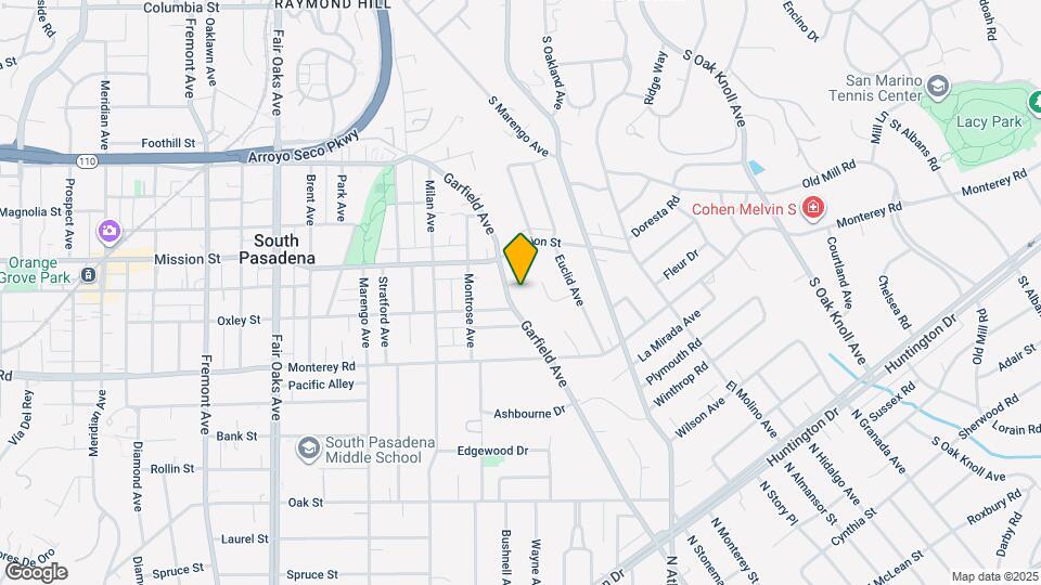 1036 Garfield Ave, Unit CONDO Map and Location Details