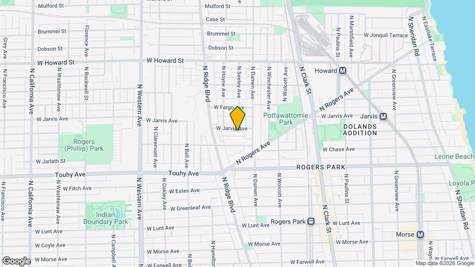 2033 W Jarvis Ave, Unit Apt 3 Map and Location Details