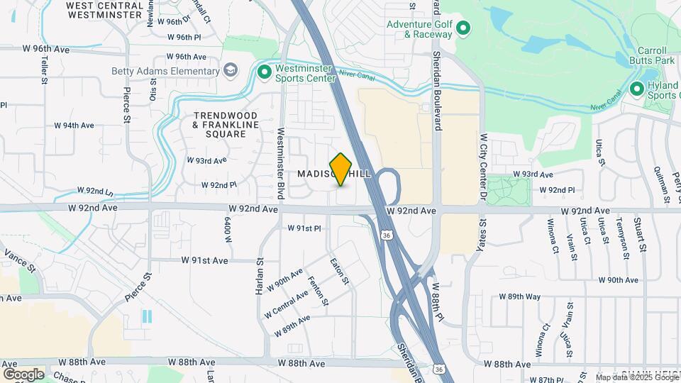 5711 W 92nd Ave Map and Location Details