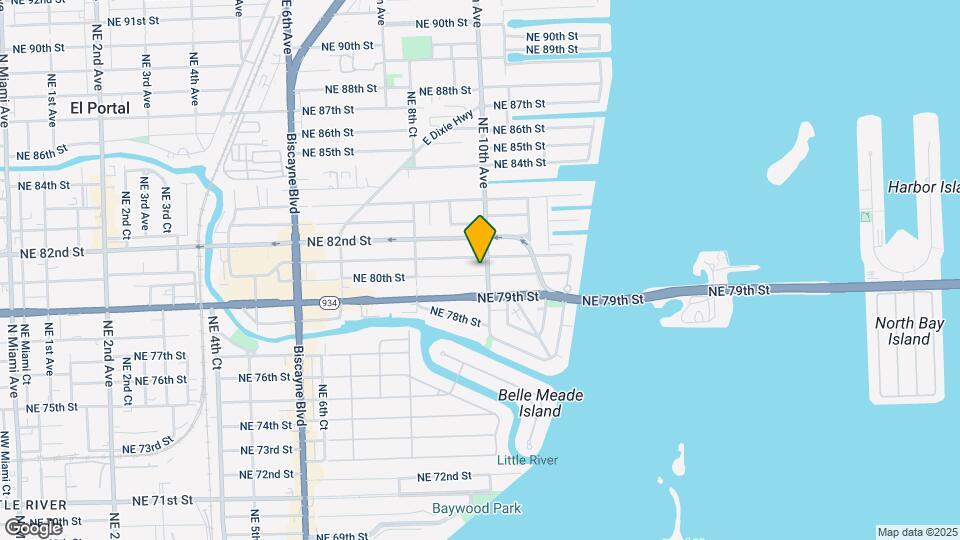 965 NE 80th St Map and Location Details