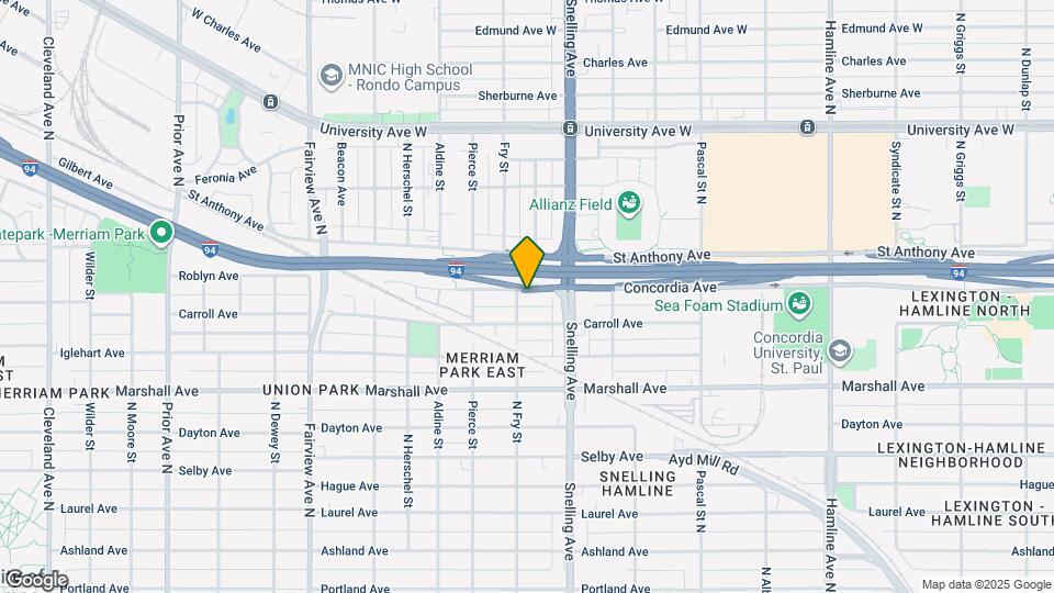 1620 Concordia Ave Map and Location Details