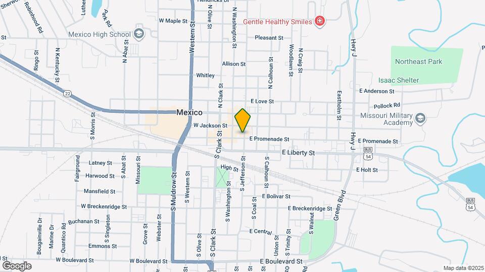 121 S Jefferson St Map and Location Details