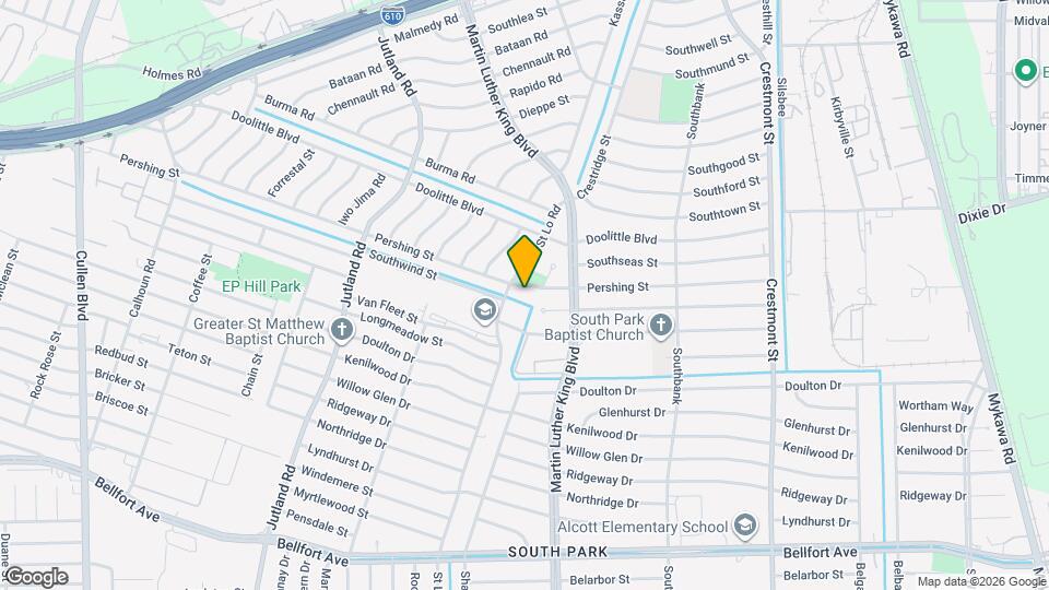 5502 Pershing St Map and Location Details